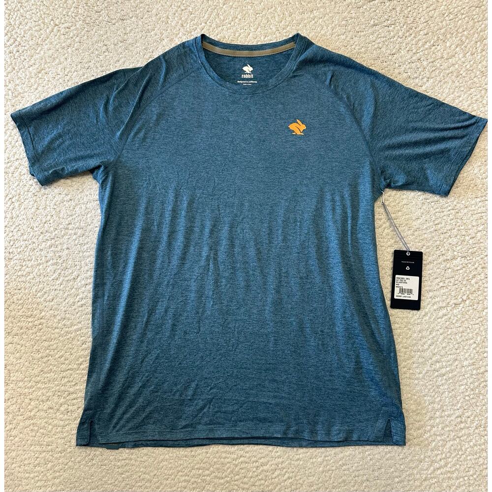 NWT* Rabbit Mens Short Sleeve EZ Tee Shirt Medium